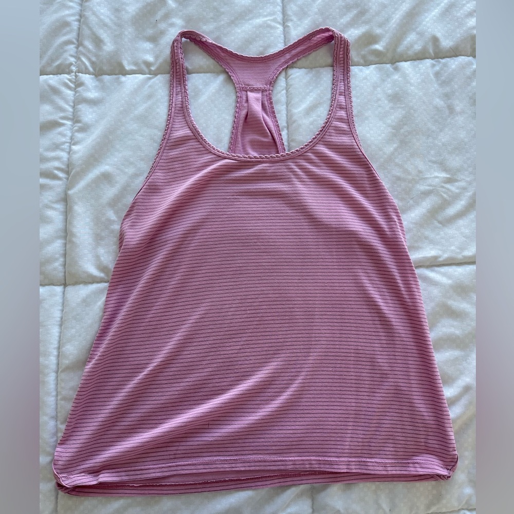 Pink Lulu lemon tank top